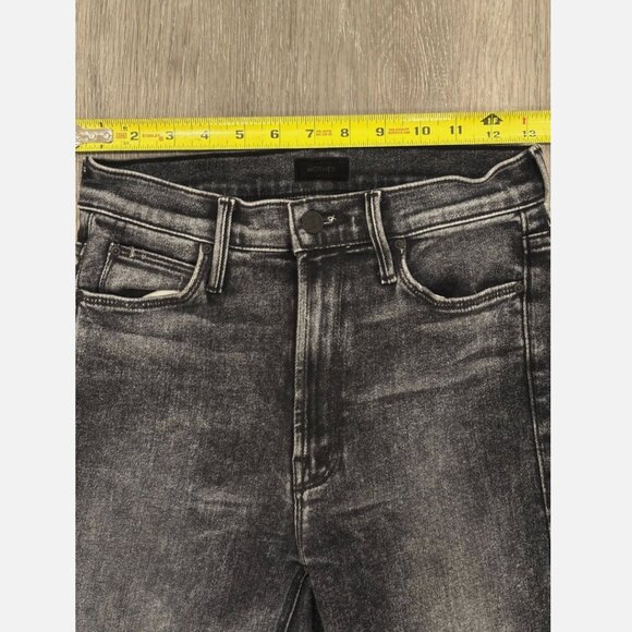Mother High Waisted Runaway Flare Jeans Train Stops Womens 26 - Picture 9 of 9
